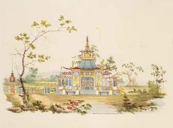 Entwurf für einen chinesischen Tempel, ca. 1810